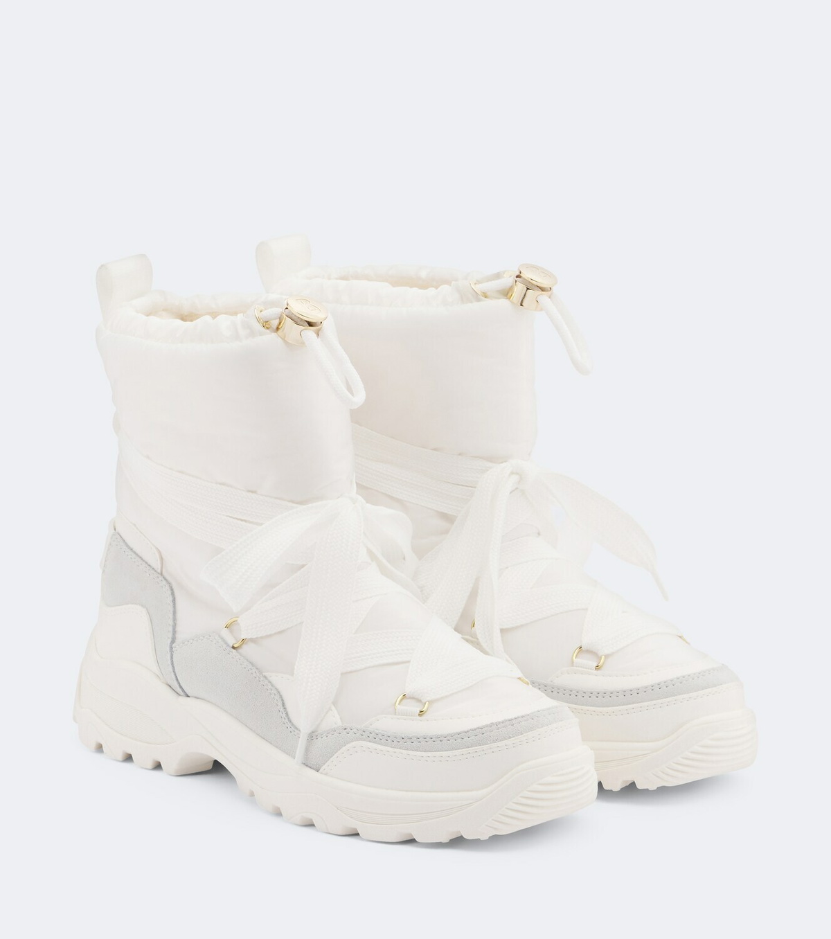Bogner Alta Badia suede-trimmed snow boots
