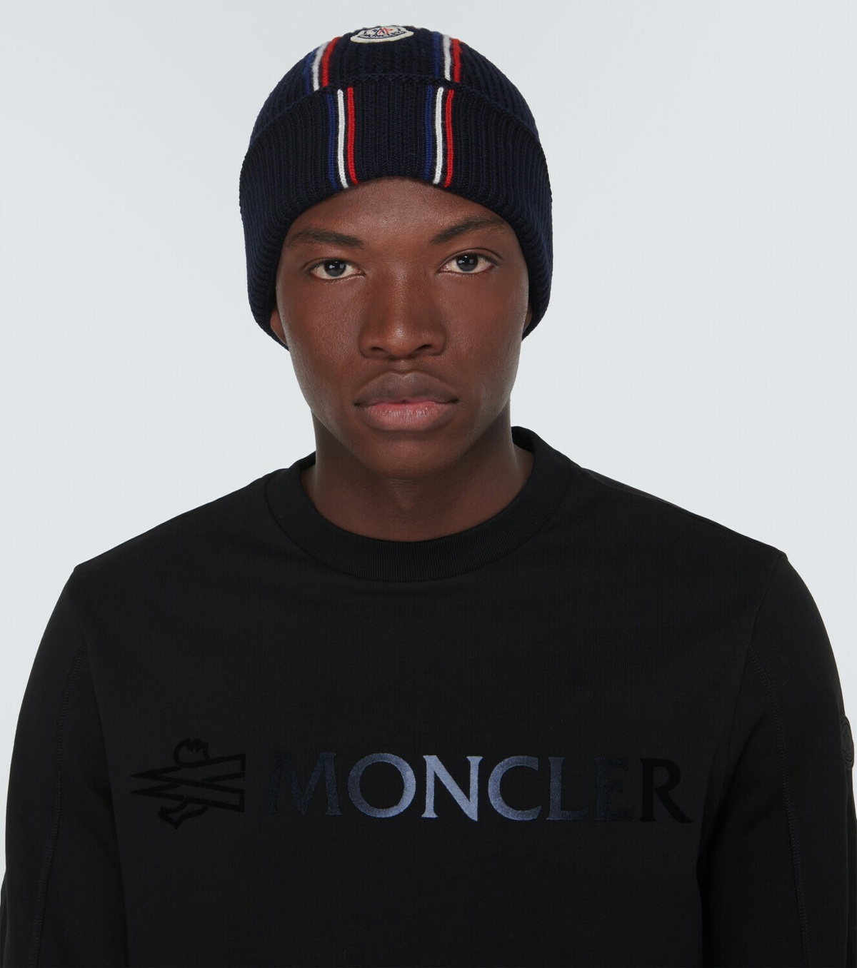 Moncler Logo wool beanie Moncler