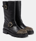 Jimmy Choo Biker II leather ankle boots