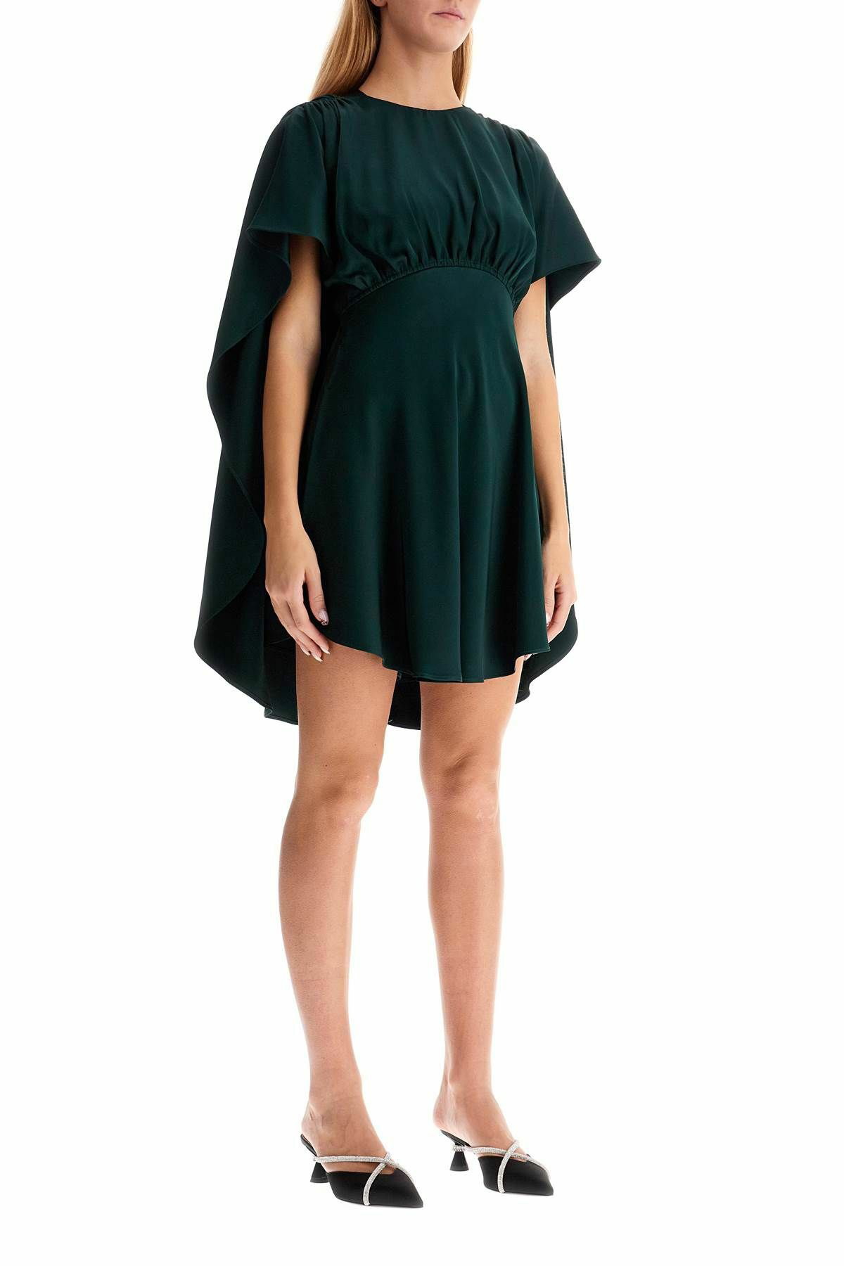 ZIMMERMANN 'eden' mini cape dress Green Zimmermann