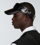 Givenchy - Logo leather visor