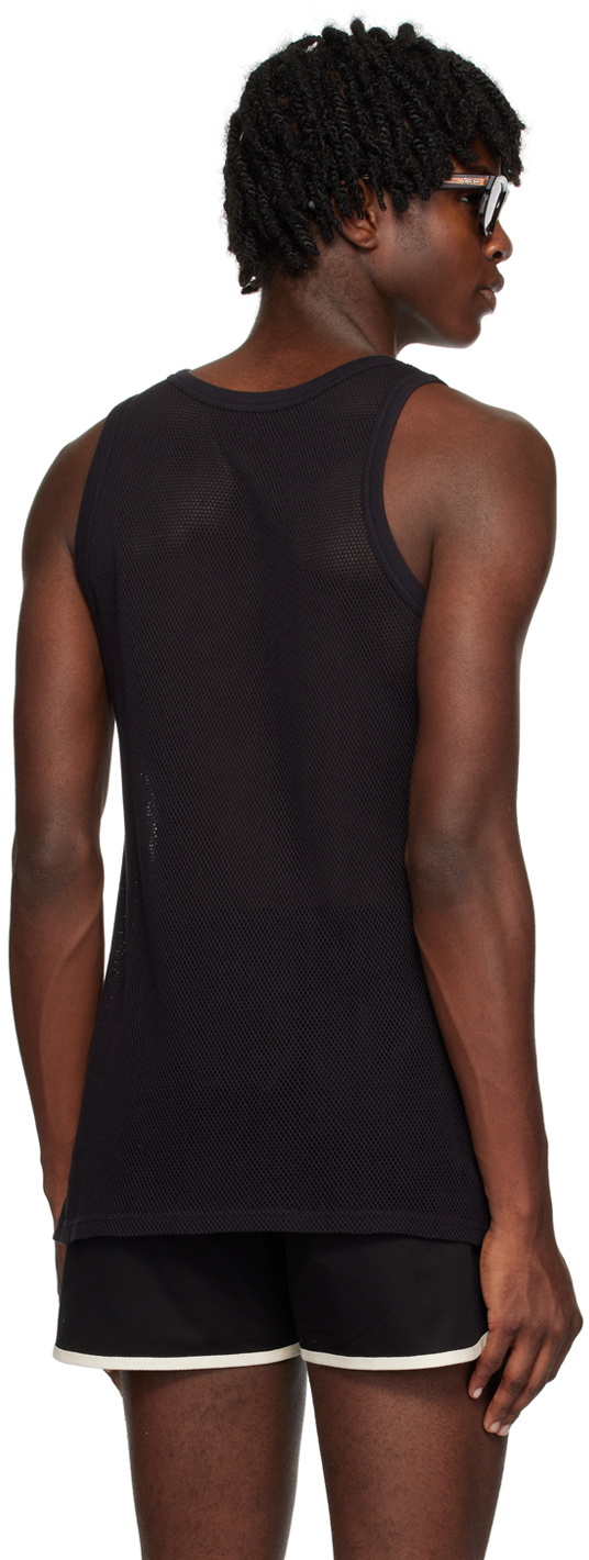 HAULIER Black 'Le Sud String' Tank Top