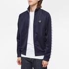 Fred Perry Authentic Men's Taped Track Jacket in Carbon Blue