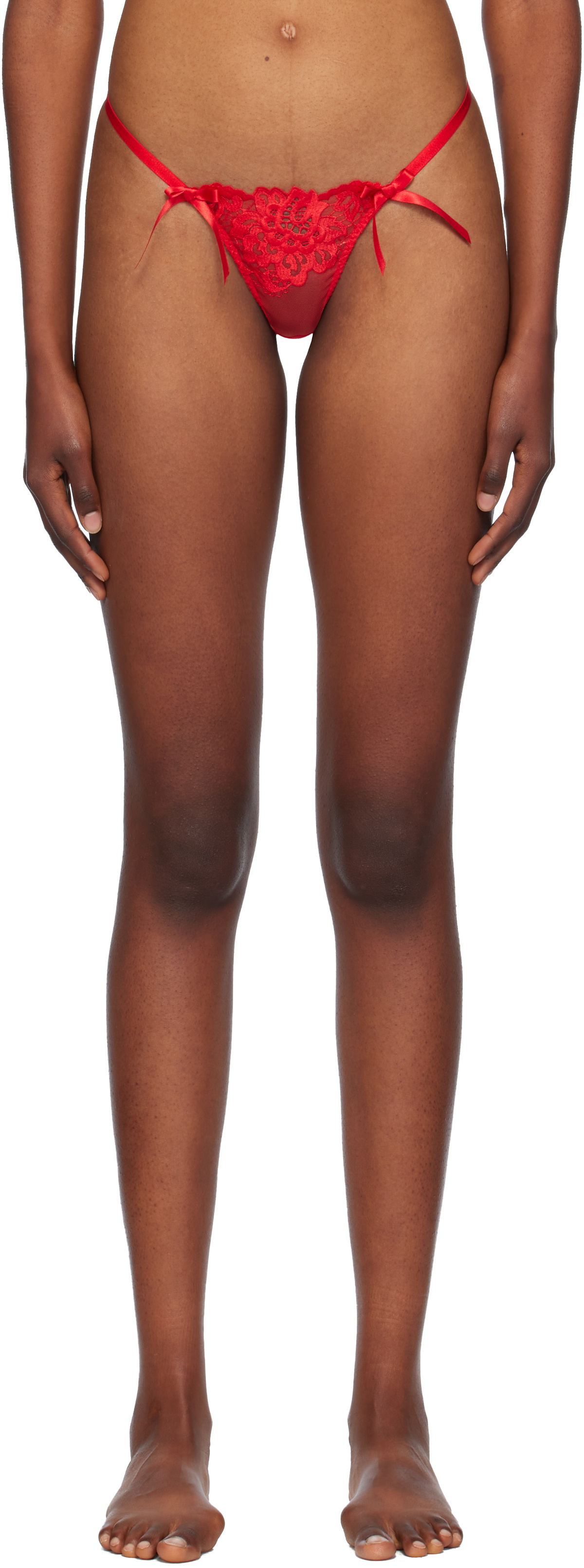 Agent Provocateur Red Cendrillon Thong