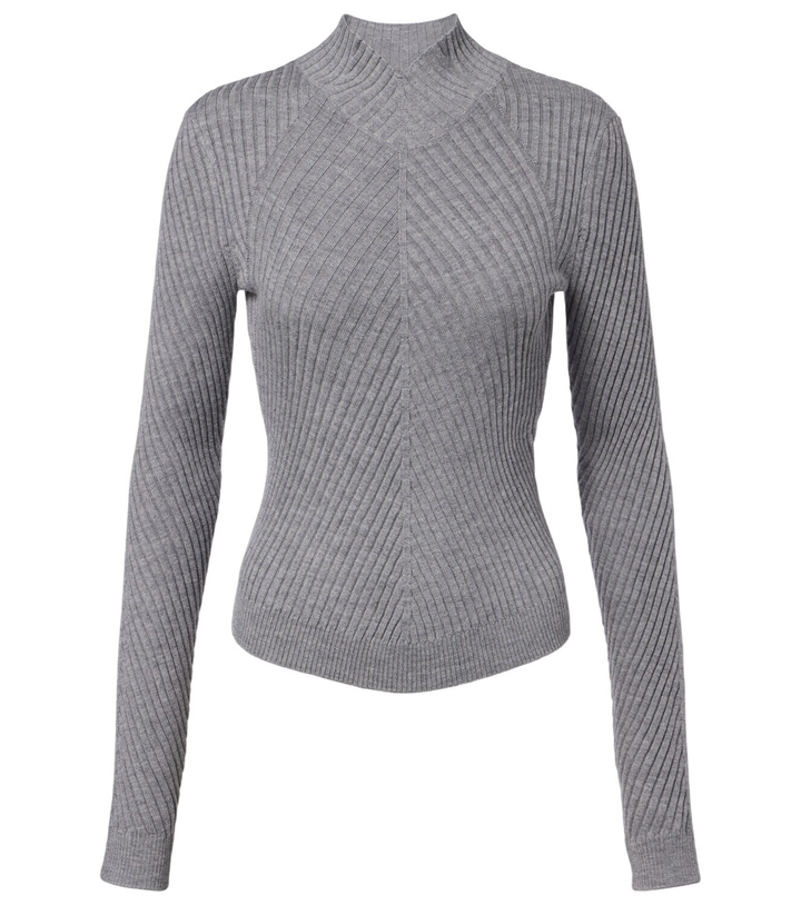 Photo: Victoria Beckham Georgia ribbed-knit wool top