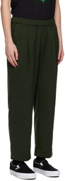 Dime Khaki Pleated Trousers