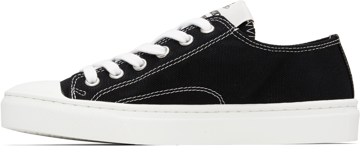 Vivienne Westwood Black Plimsoll Low Top 2.0 Sneakers