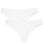 Organic Basics Women's Organic Hipster - 2 Pack in White