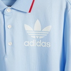Adidas x Wales Bonner Short Sleeved Polo in Glow Blue F19
