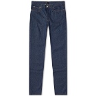 A.P.C. Men's Petit New Standard Jeans in Indigo Delave
