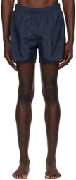 Courrèges Navy Elasticized Swim Shorts