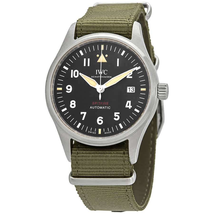 IWC Pilot Spitfire Automatic Black Dial Mens Watch IW326801