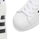 Adidas x Beams Superstar Sneaker in White/Core Black/Gold