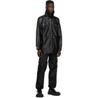 GmbH Black Faux-Leather Adhil Jacket