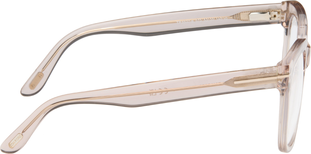 TOM FORD Pink Large Blue Block Glasses