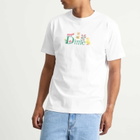 Dime Men's Classic Cross Stitch T-Shirt in White