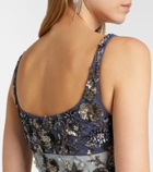 Là Fuori Nyx Bloom Aurora embellished cocktail dress