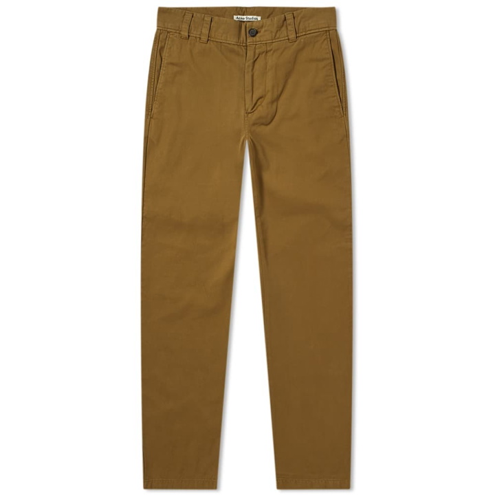 Photo: Acne Studios Garment Dyed Chino Olive Green