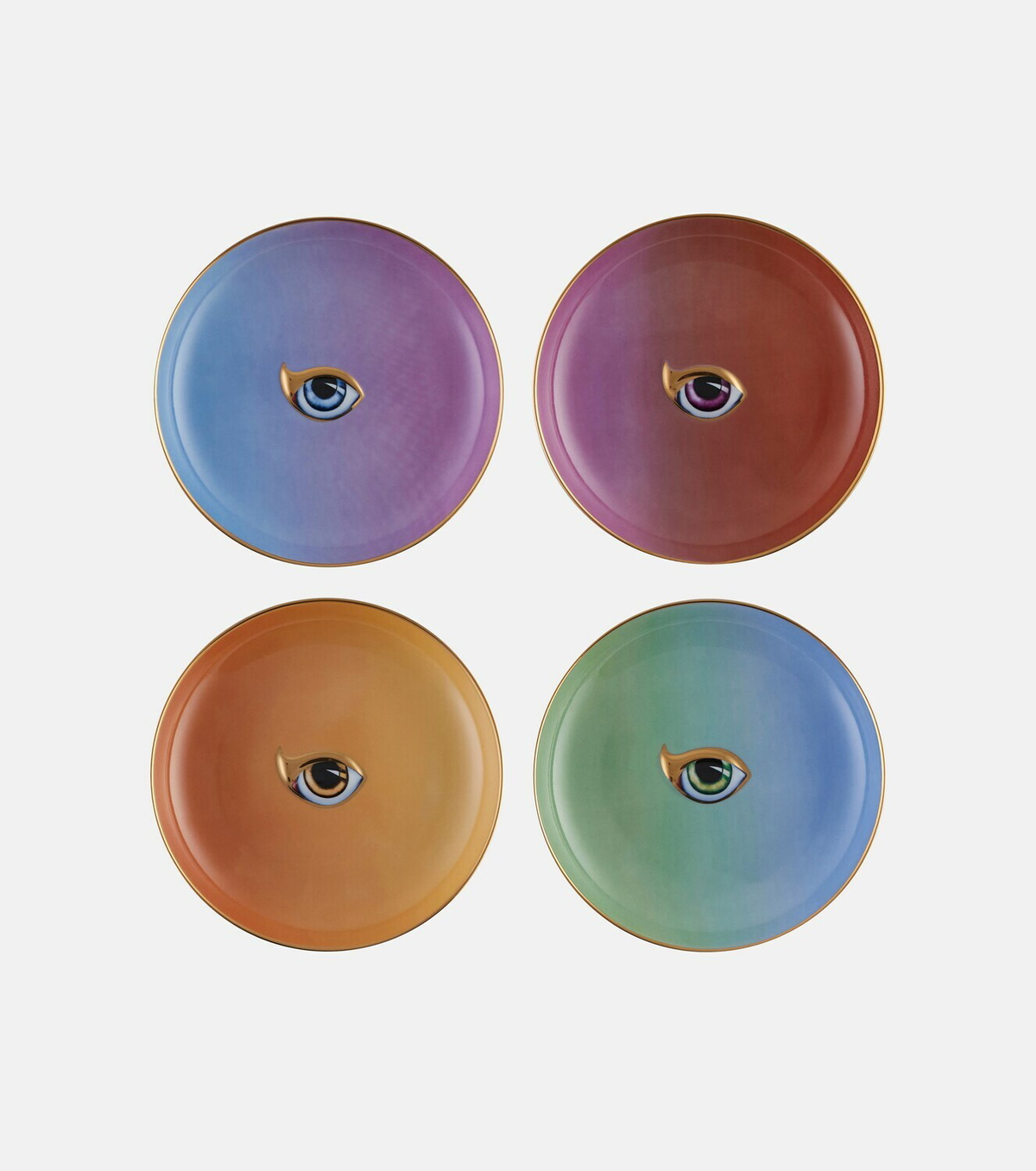 L'Objet - Lito set of 4 plates