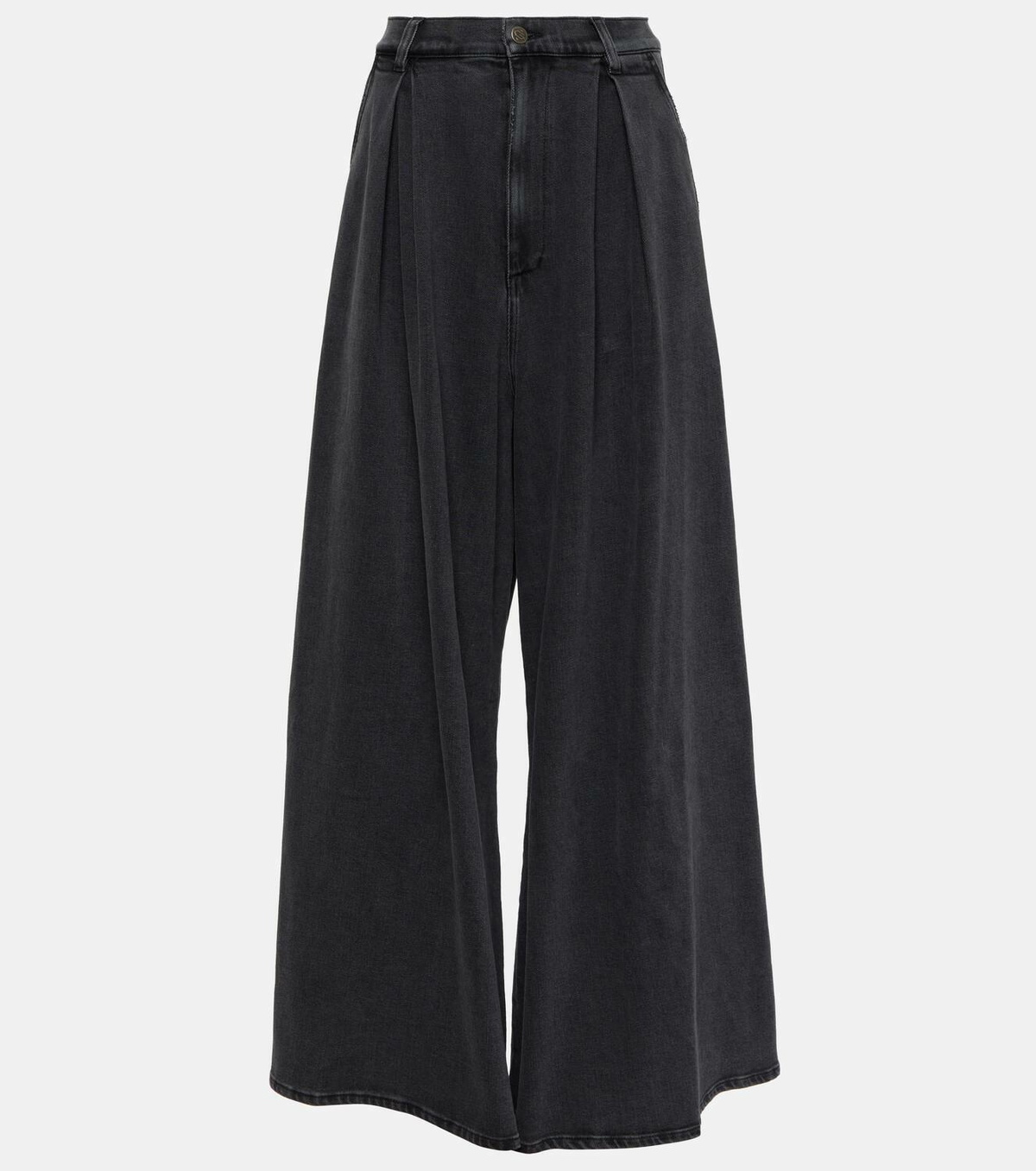 Giuseppe di Morabito Oversized pleated wide-leg jeans