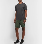 Nike Training - Flex Tech Pack Ripstop-Panelled Stretch-Jersey Shorts - Dark green