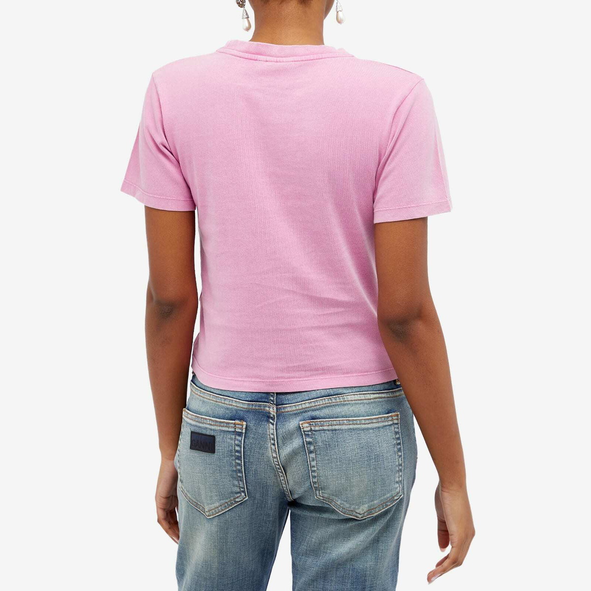 Carne Bollente Women's All You Want Is Cropped T-Shirt in Washed Pink