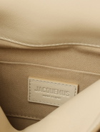 JACQUEMUS La Pochette Rond Carre Leather Clutch