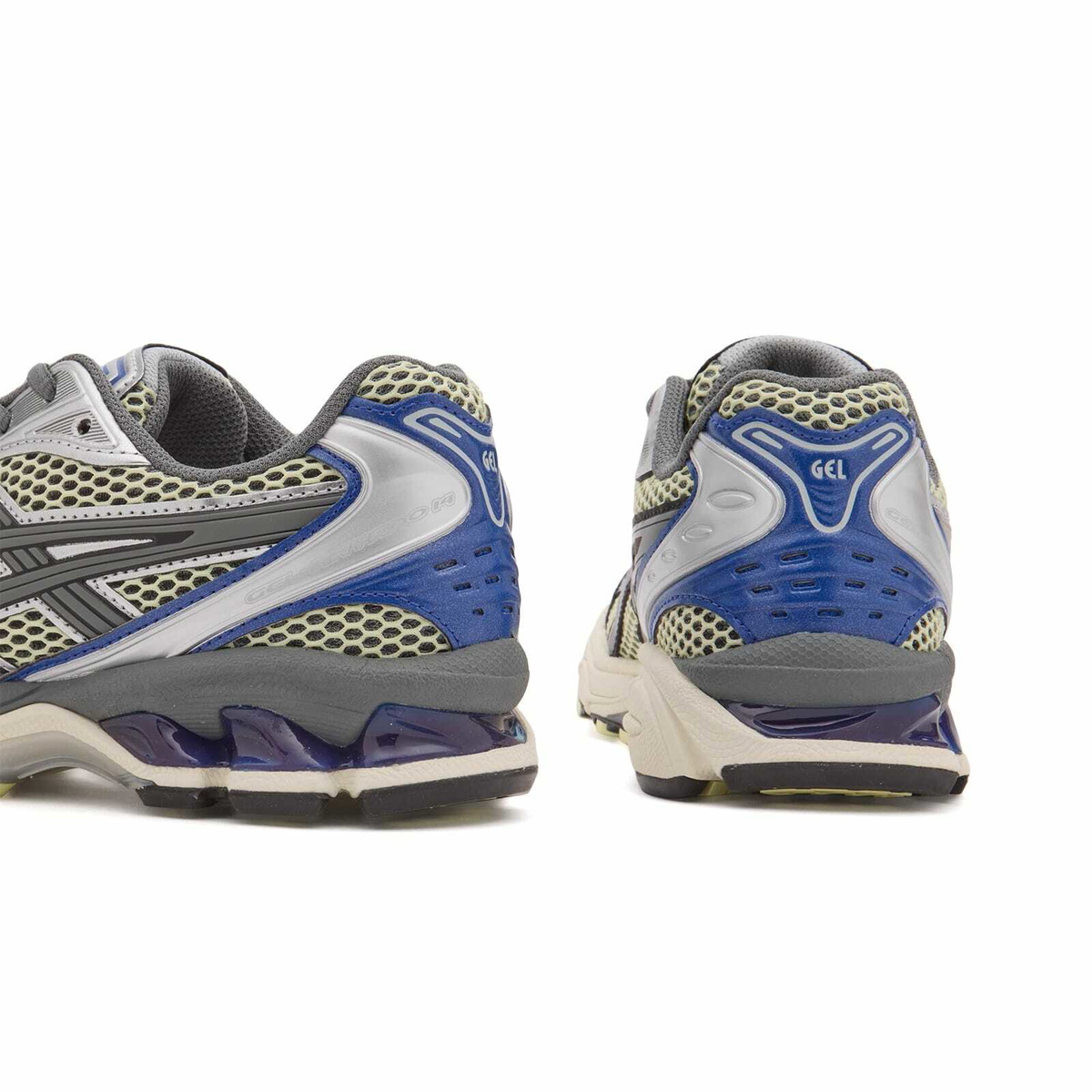 Asics GEL-Kayano 14 Sneaker in Soft Yellow/Asics Blue