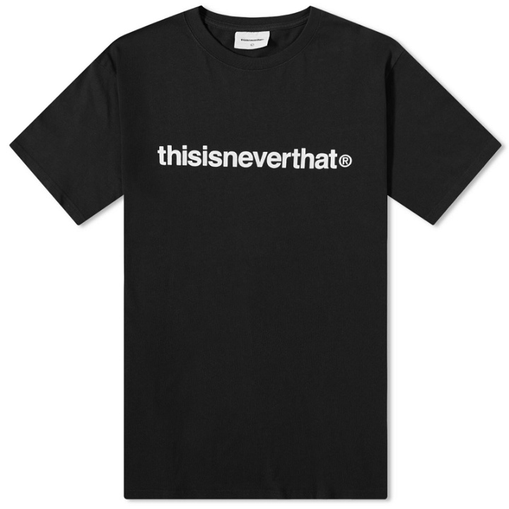 Photo: thisisneverthat Men's T-Logo T-Shirt in Black