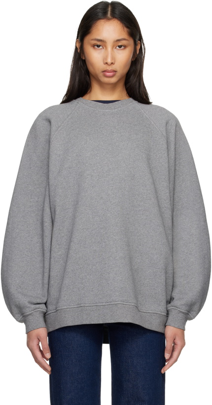 Photo: AGOLDE Gray Valma Sweatshirt