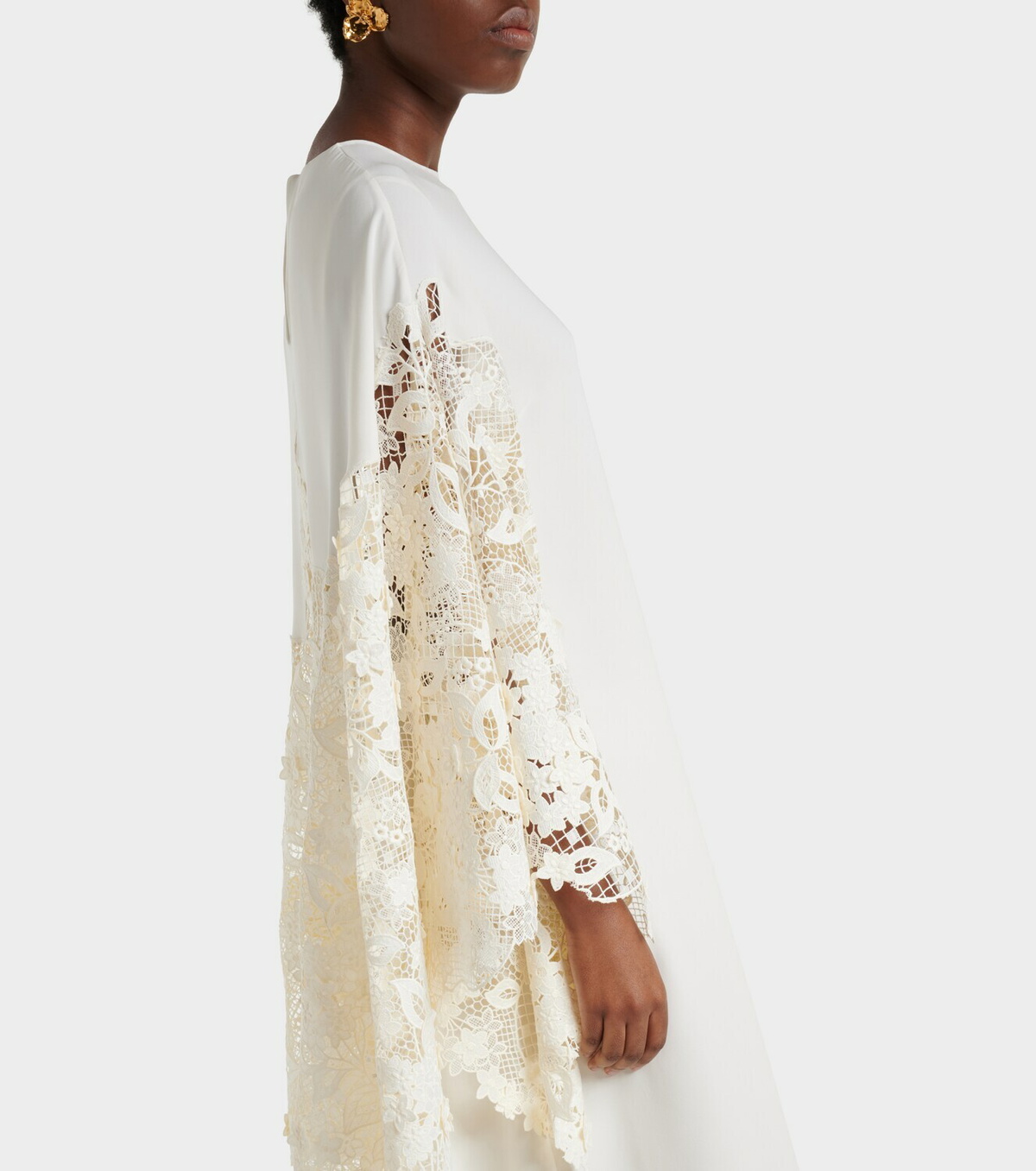 Oscar de la Renta Floral silk-blend kaftan