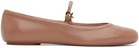 Gianvito Rossi Pink Carla Ballerina Flats