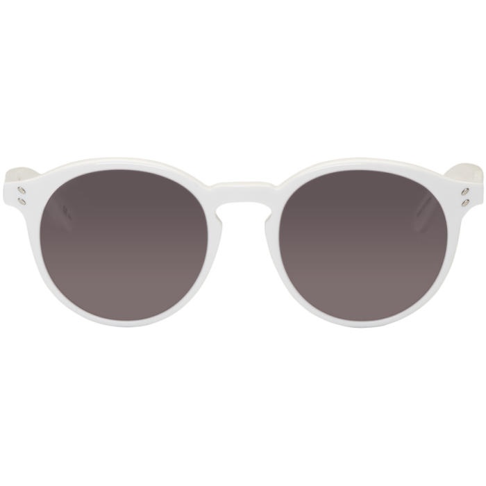 Photo: Stella McCartney White Round Sunglasses