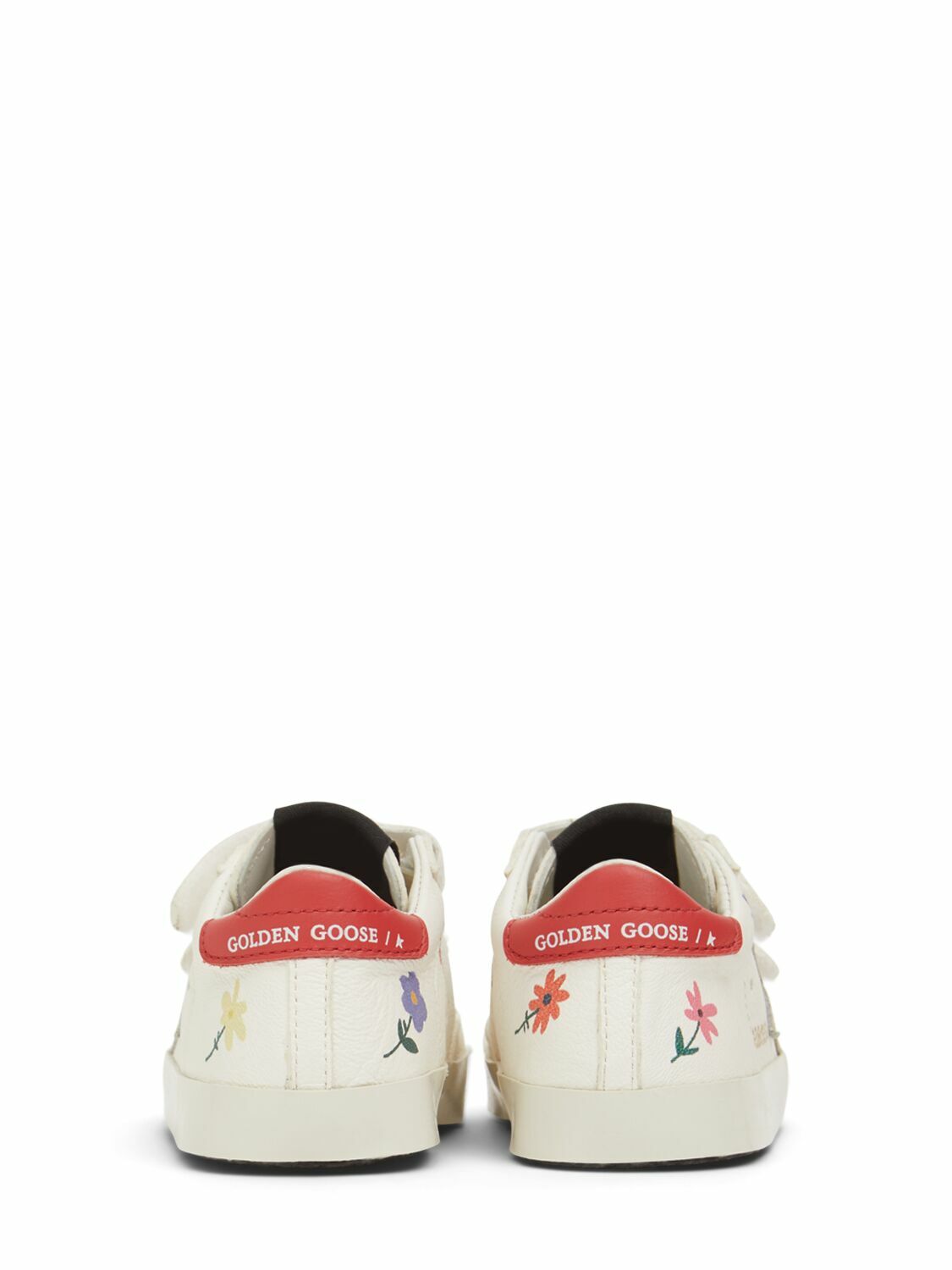 GOLDEN GOOSE Baby School Leather Pre-walker Shoes Golden Goose Deluxe Brand