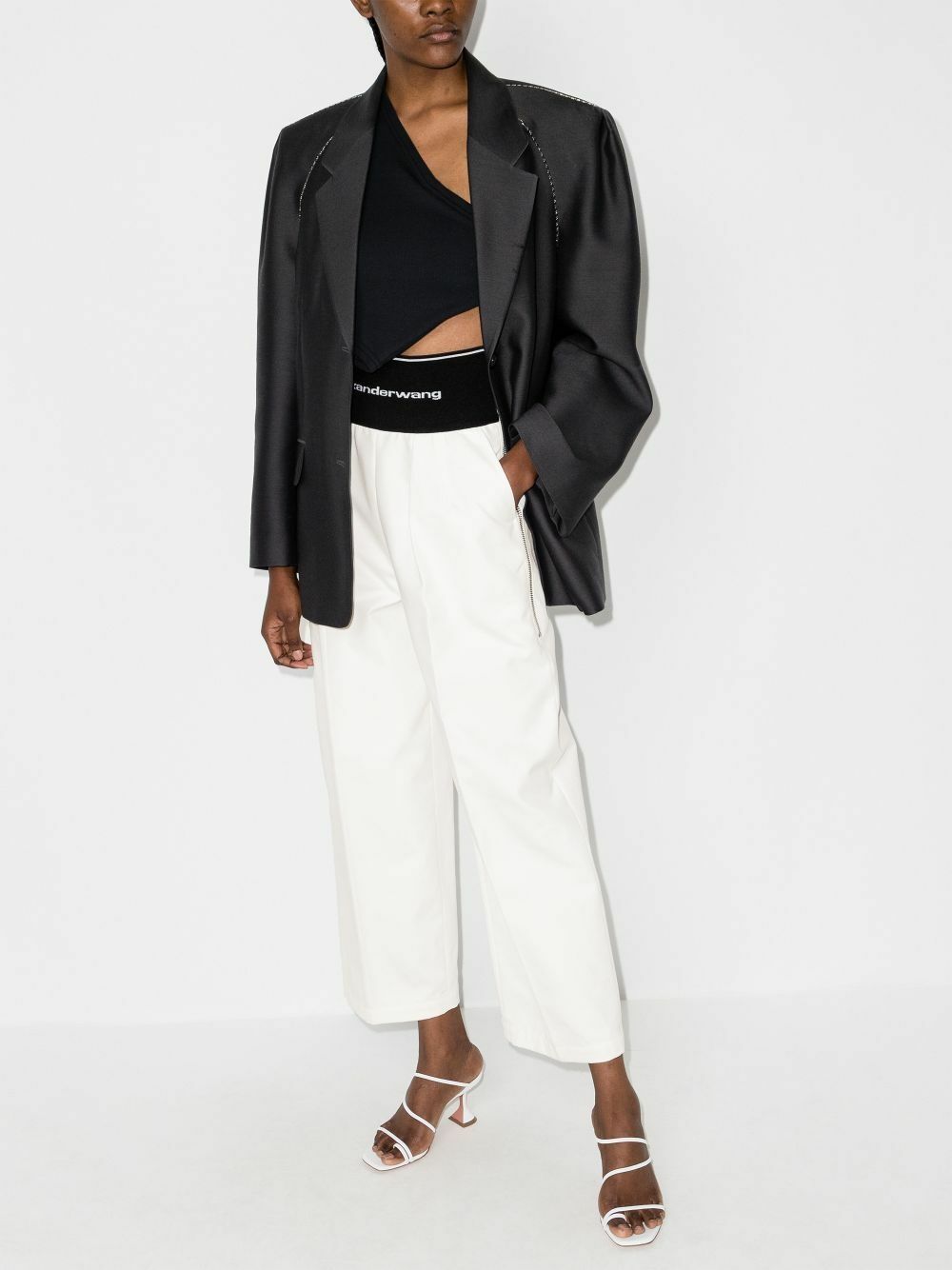 Alexander Wang Logo Waistband Trousers