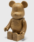 Medicom Bearbrick 400% Karimoku Bamboo Brown Collectibles & Toys