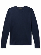 Rag & Bone - Martin Slim-Fit Merino Wool-Blend Sweater - Blue