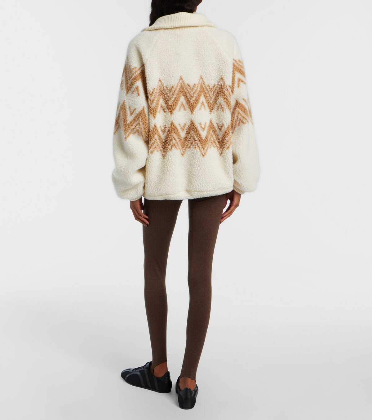 Varley Hendrik jacquard teddy jacket