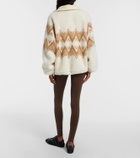 Varley Hendrik jacquard teddy jacket