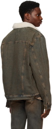Guess Jeans U.S.A. Gray Tinted Denim Jacket