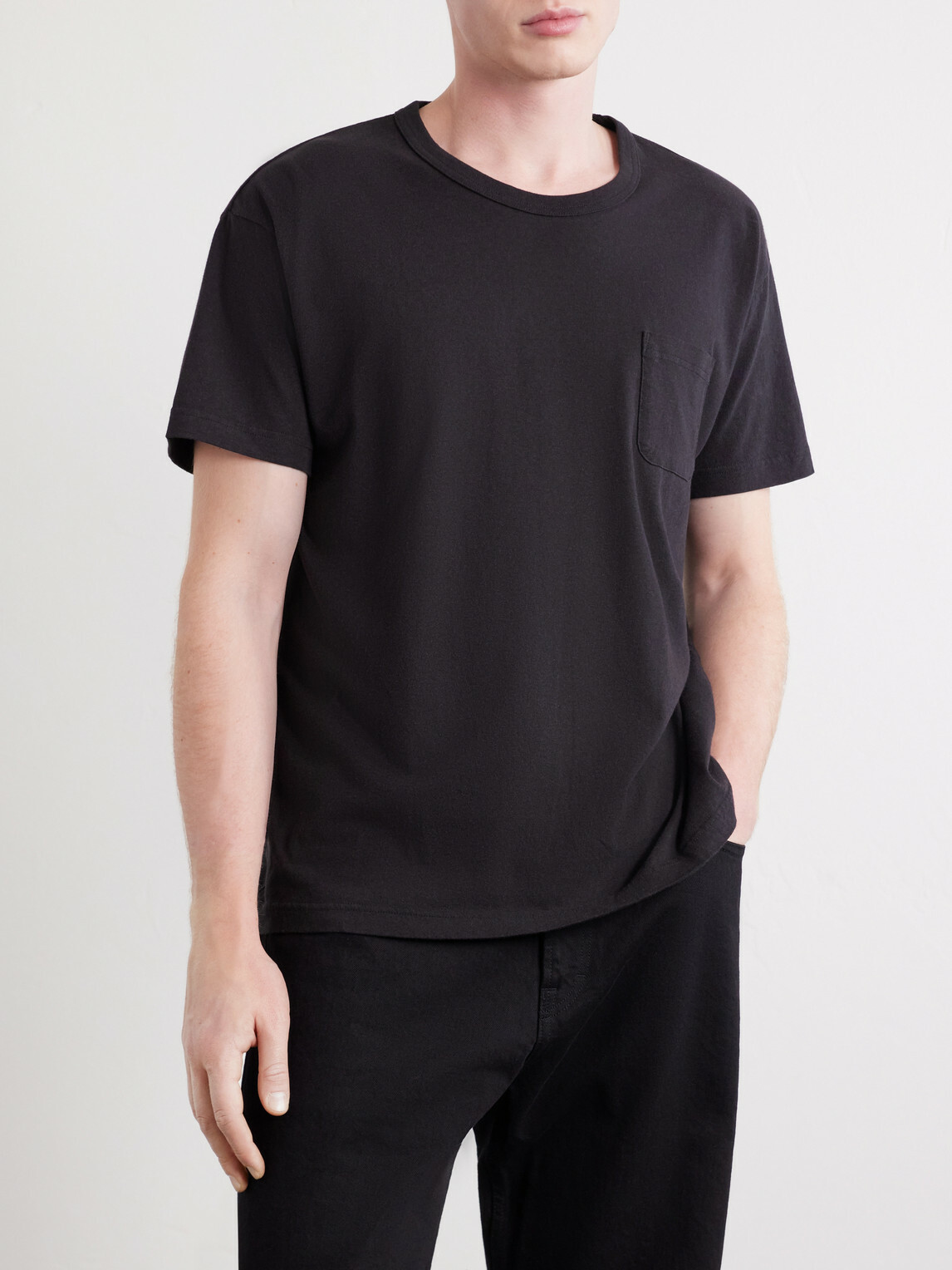Visvim - Cotton-Jersey T-Shirt - Black
