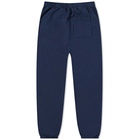 Sporty & Rich Men's Classic Logo Sweat Pant in Navy/White