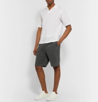 Mr P. - Garment-Dyed Cotton-Twill Bermuda Shorts - Black
