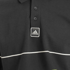 Adidas Men's Striped Polo in Black