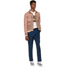 PS by Paul Smith Pink Denim Rider Jacket