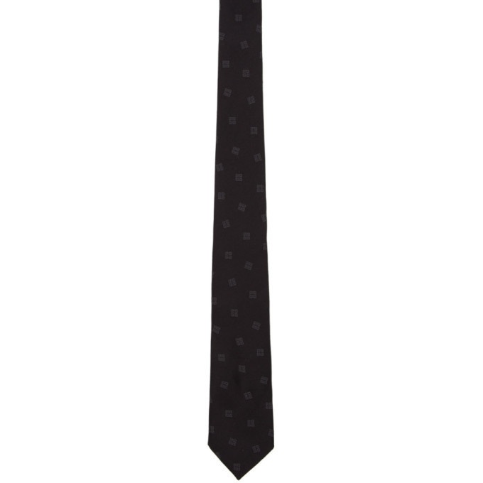 Photo: Givenchy Black and Grey 4G Tie