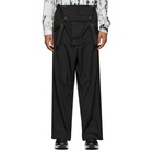 Sasquatchfabrix. Black Nylon Overalls