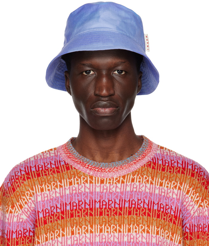 Photo: Marni Blue Quilted Brim Bucket Hat