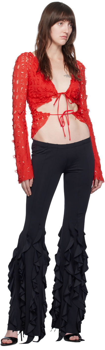 Poster Girl Red Geneva Blouse
