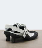 Loewe Dive Slingback leather pumps